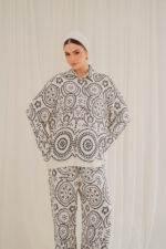 Circles Printed Blouse