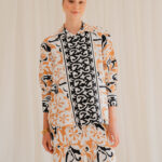 Floral Fusion Statement Blouse