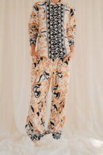 Printed Straight-Leg Trousers